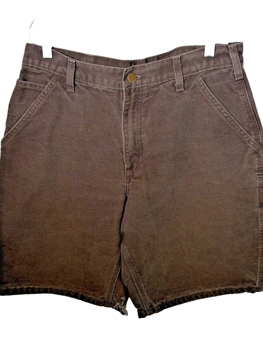 VINTAGE Carhartt Brown Carpenter Shorts Size 33 Men’s B185 DKB